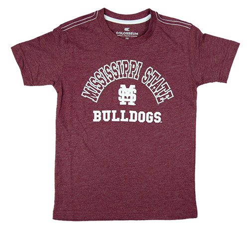 Youth T-Shirt Short Sleeve Wade Mississippi State M-Over-S Bulldogs