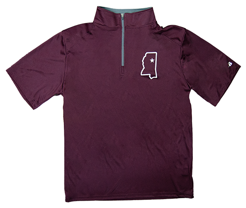 Pullover Quarter Zip Short Sleeve B-Core MS Shape