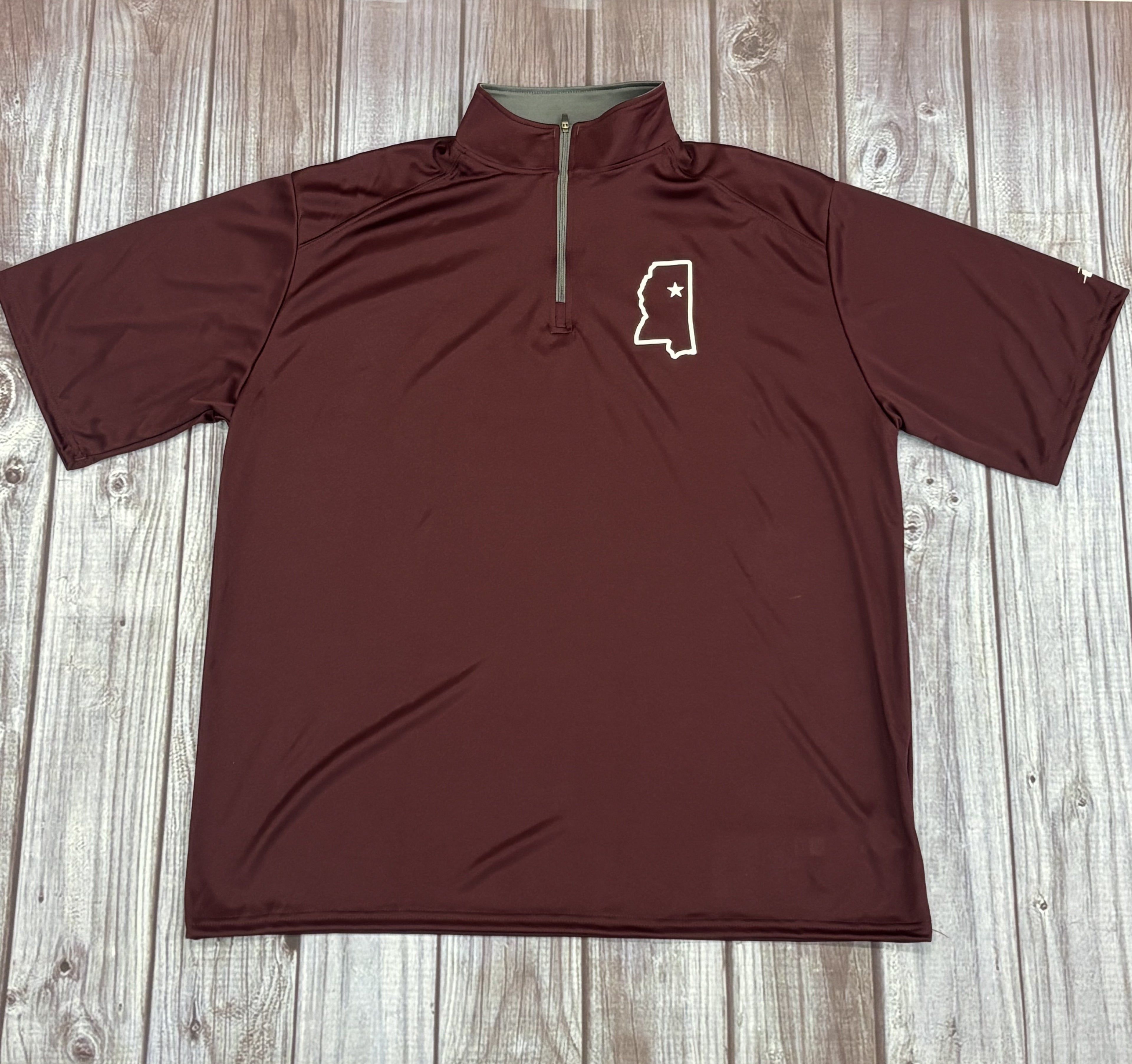 Pullover Quarter Zip Short Sleeve B-Core MS Shape