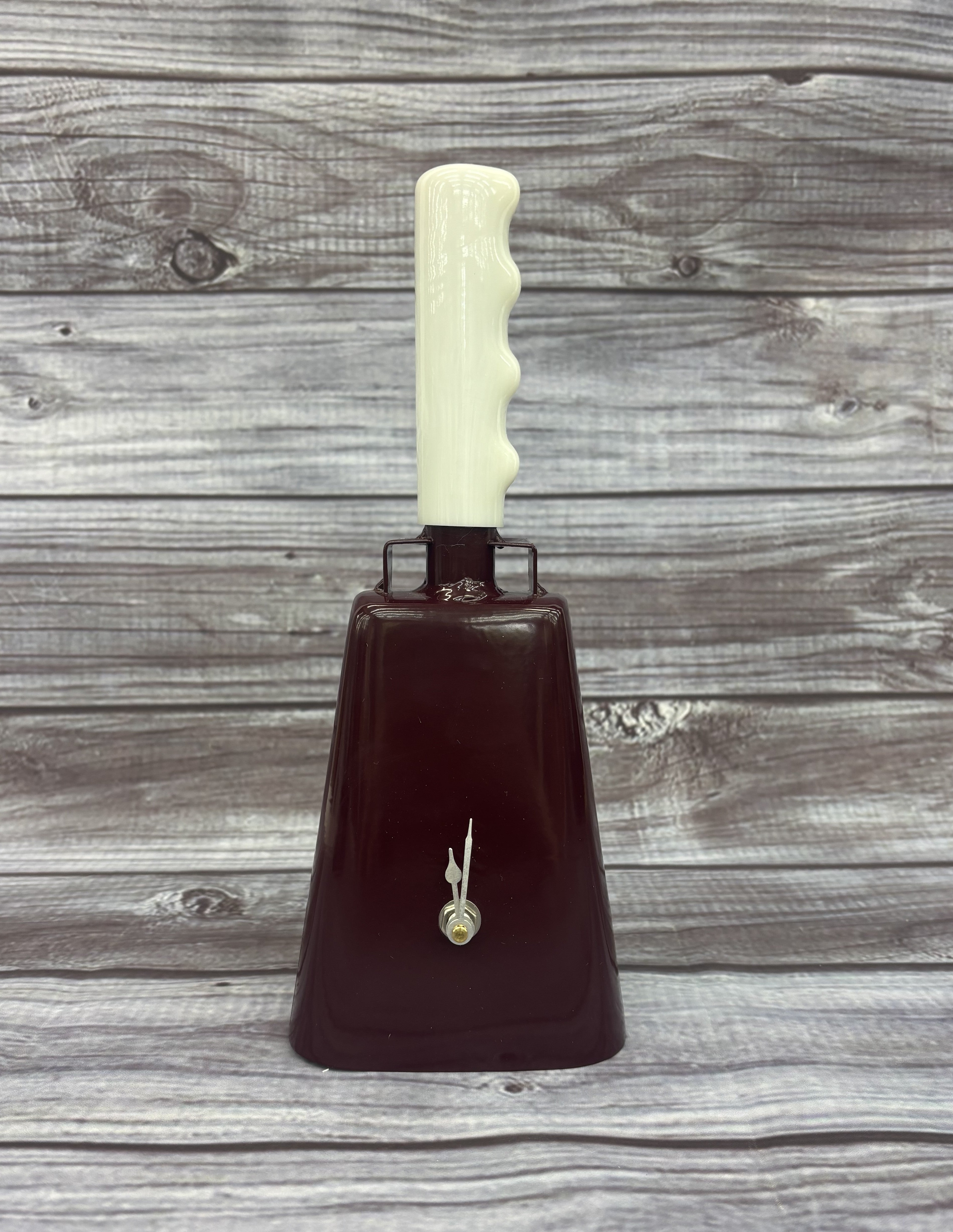 Bully Bell Cowbell Shaped Analog Clock Large