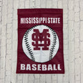 Sewing Concepts Inc Flag Grdn Mississippi State Baseball M-Over-S Baseball