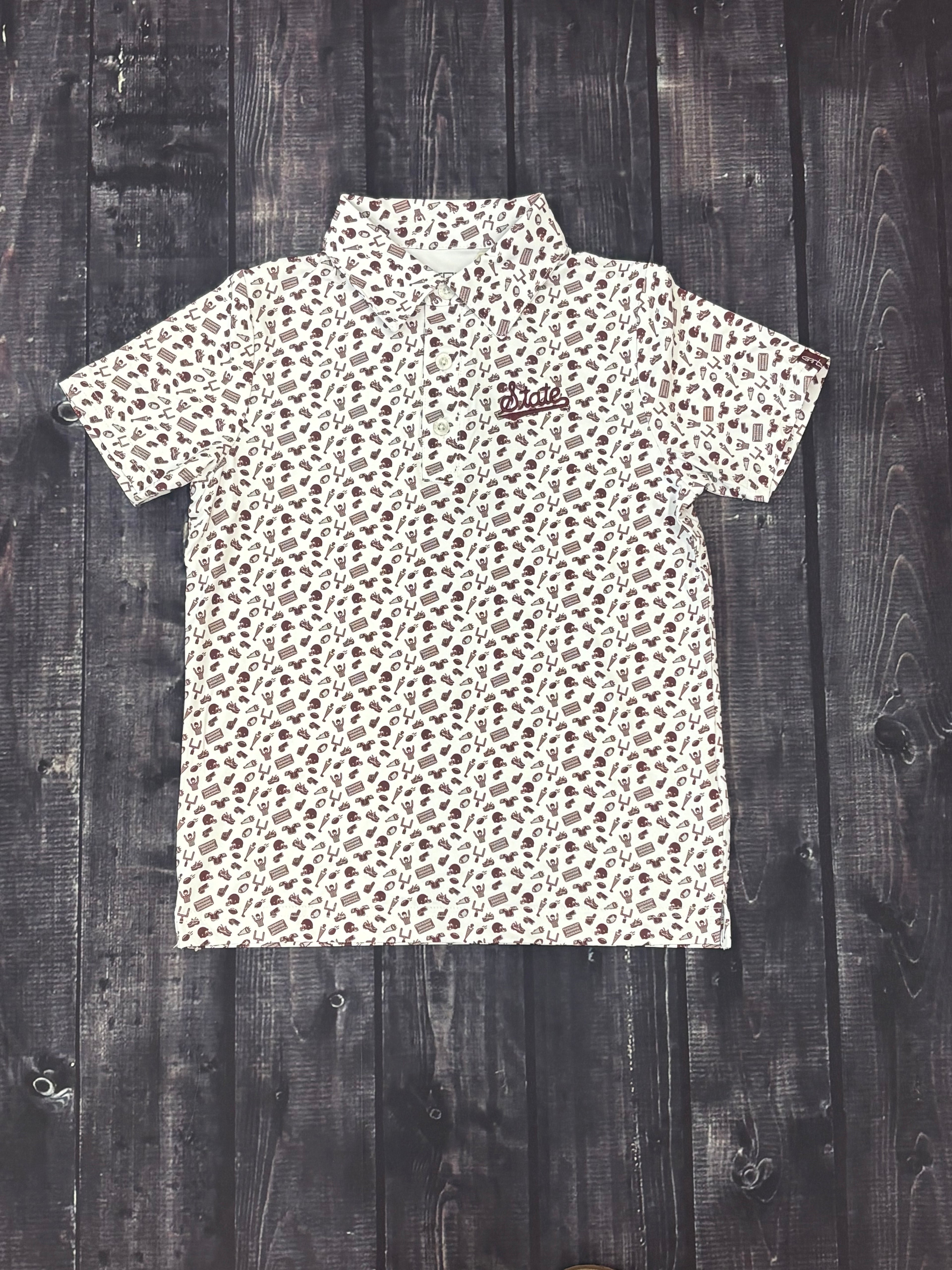 Toddler Polo Tom Short Sleeve Various Logos Script State