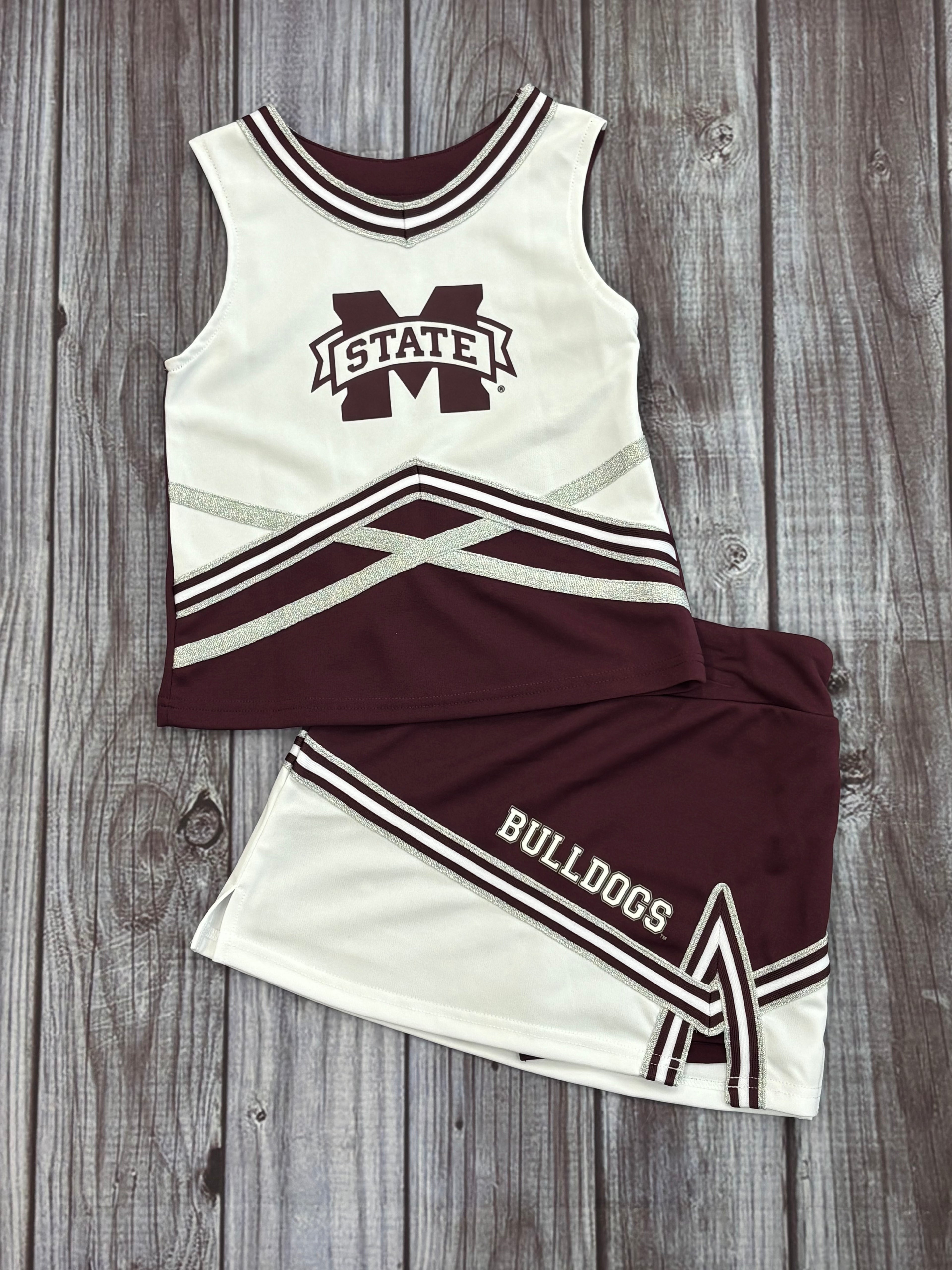 Youth Girls Cheer Suit 2 Piece Lollipop M-State