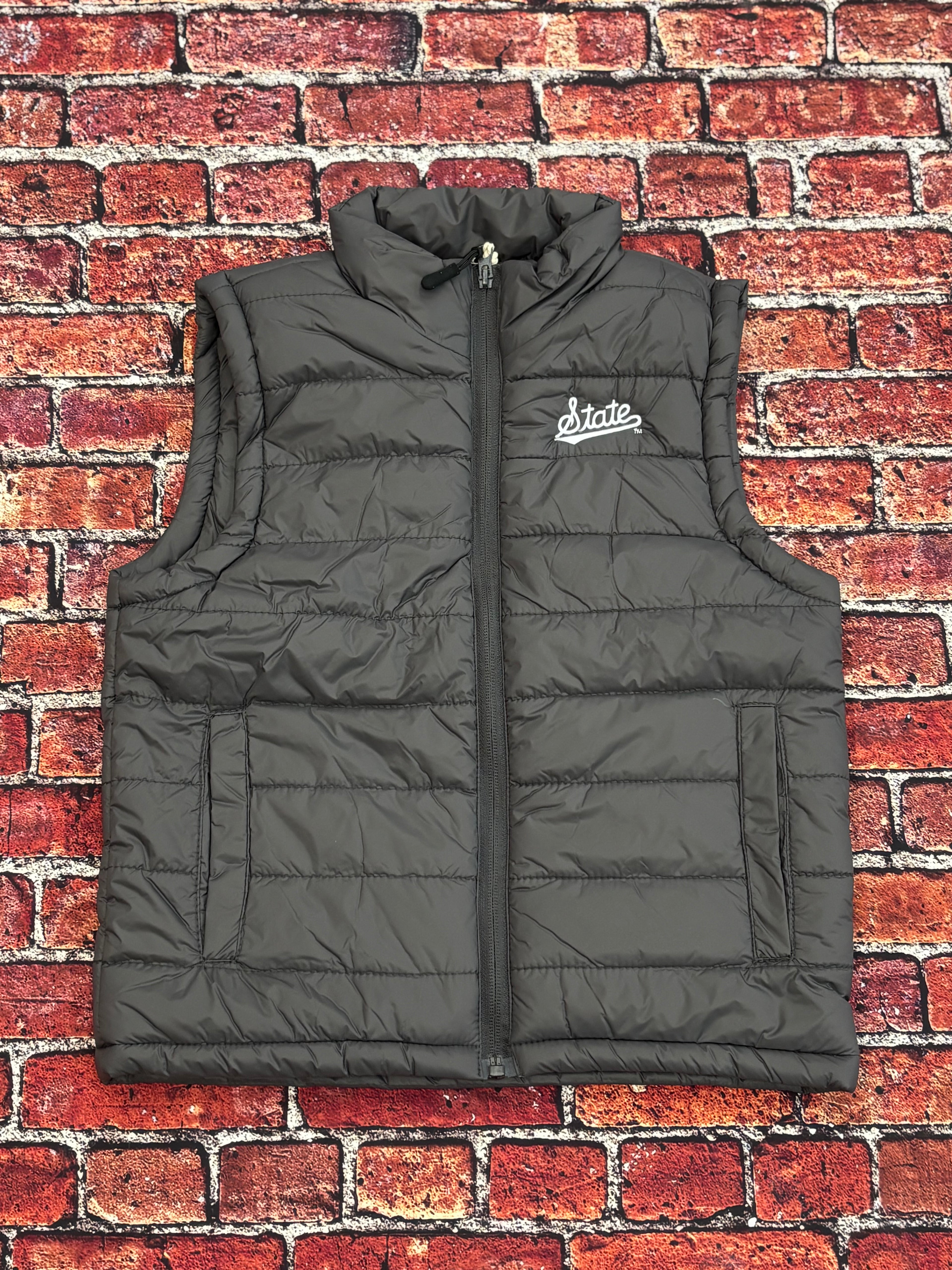 Youth Vest Kai Quilted Script State