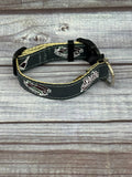 Dog Collar Ribbon Stadium Script State Cowbell