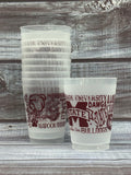 Sassy Cups Tailgate Cups Clr 10Pk Various Logos Traditions Wrap