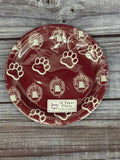 Tailgate Plate 7" (10 Pack) Paws Cowbell
