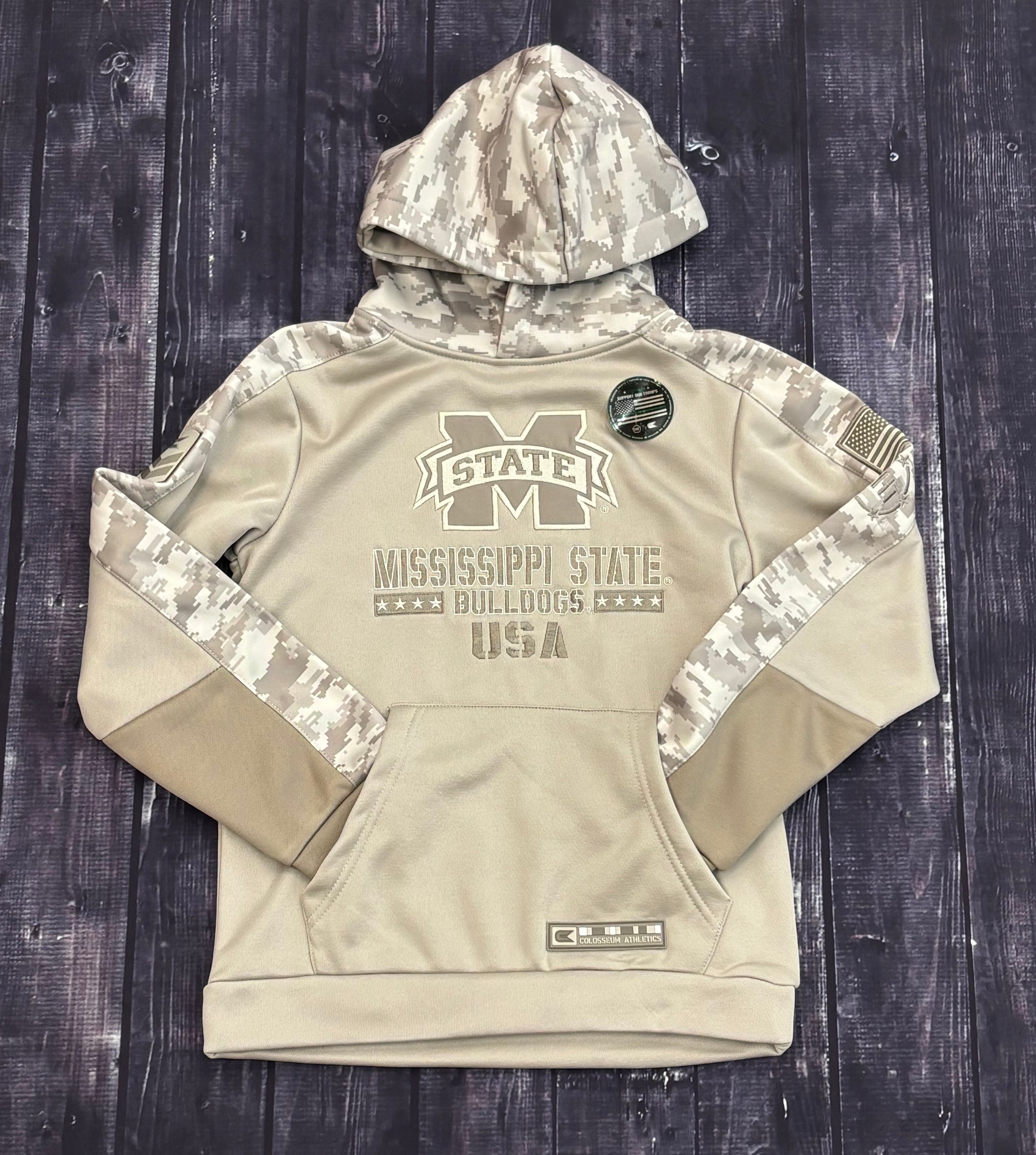Youth Sweatshirt Hooded Stars M-State