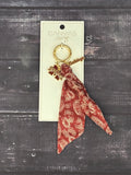 Canvas Jewelry Charm Scarf Keychain Bulldogs M-State