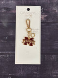 Canvas Jewelry Charm Keychain M-State