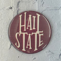 Cute As A Button Button Hail State Ivory Ltrs