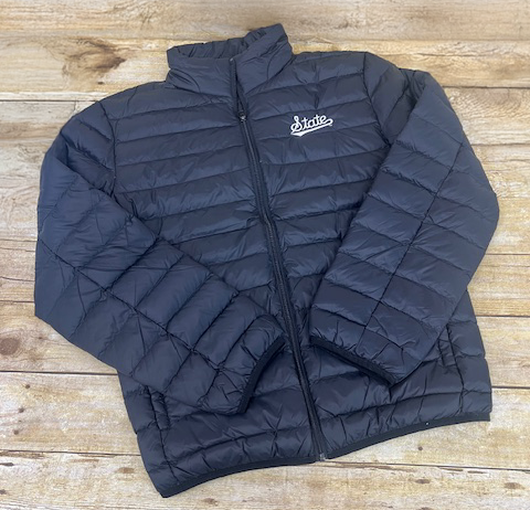 Jacket Men's Quilted Packable Script State