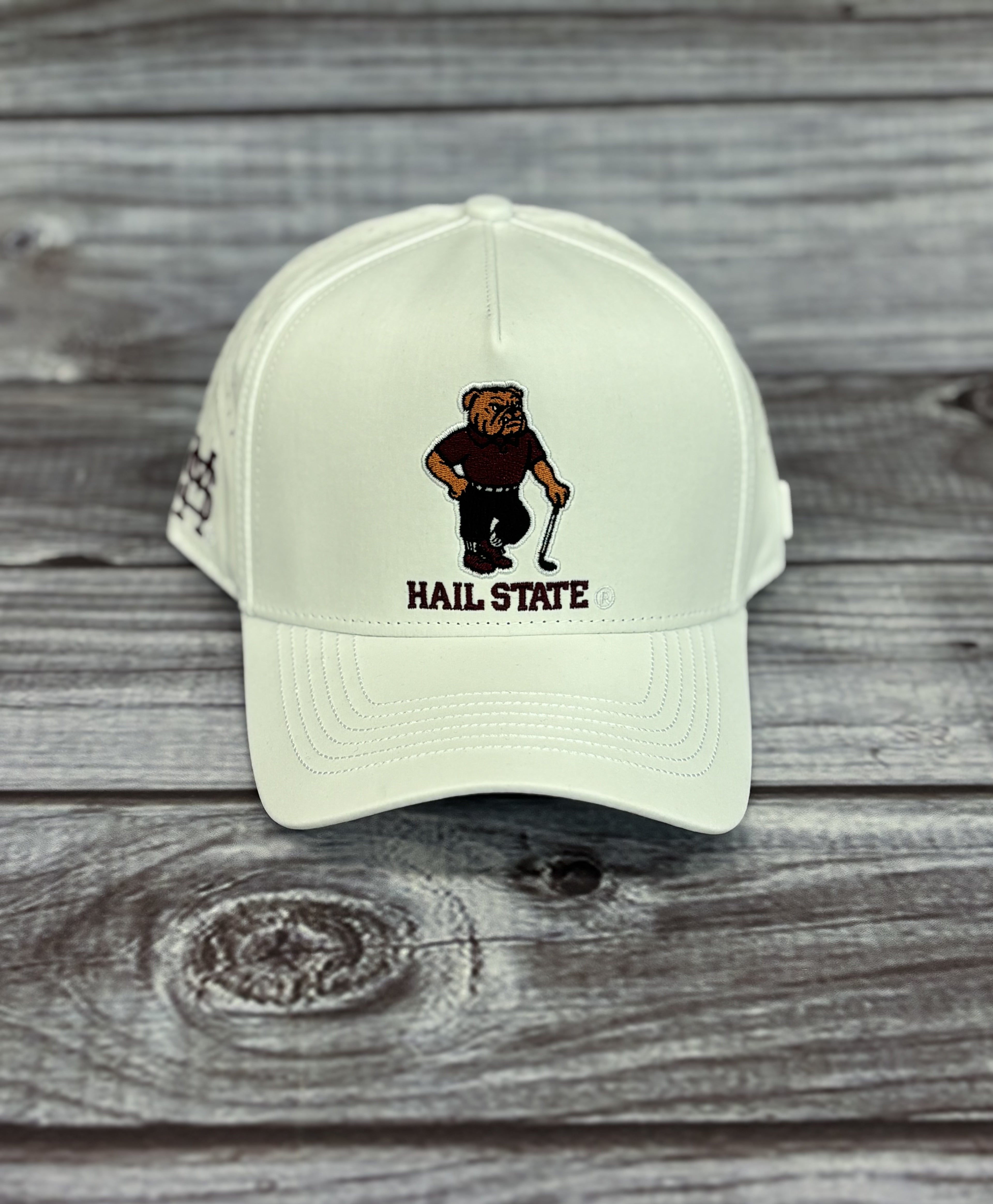 No Rivals Baseball Cap Standing Golfing Bully Hail State