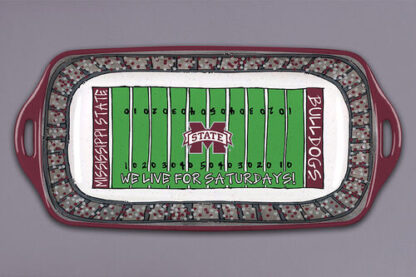 Magnolia Lane Magnolia Lane Tray Melamine Football Stadium With Football Field
