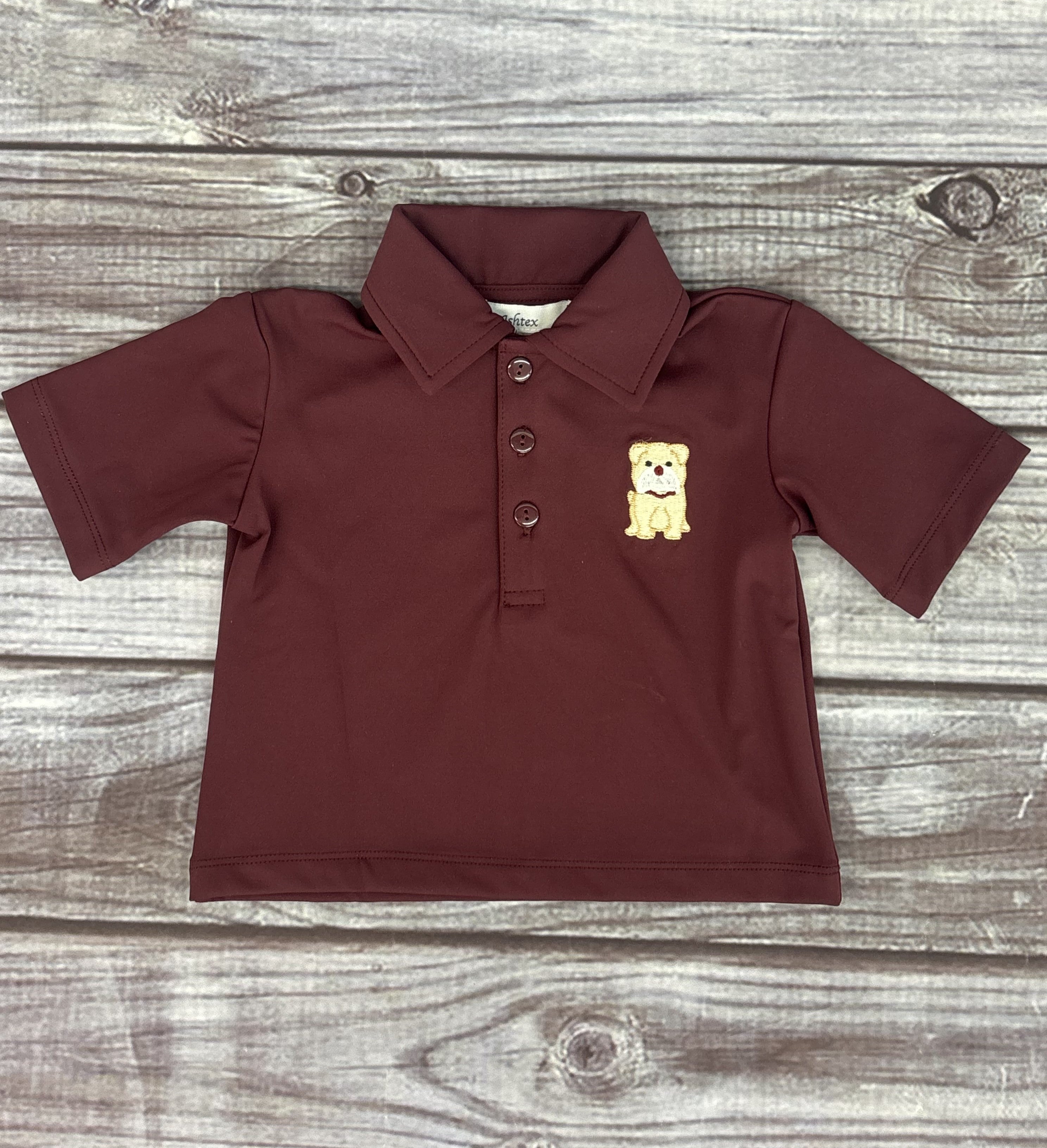 Baby Polo Bulldog Applique