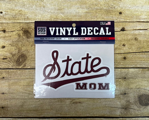 Sds Design Associates Auto Decal 6" State W Tail Over Mom