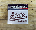 Sds Design Associates Auto Decal 6" State W Tail Over Alumni