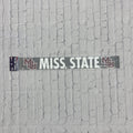 Sds Design Associates Auto Decal Rect MSU Interlocked Maroon Missstate White MSU Interlocked