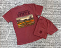 T-Shirt Short Sleeve Comfort Colors Dudy Noble Field M-Over-S