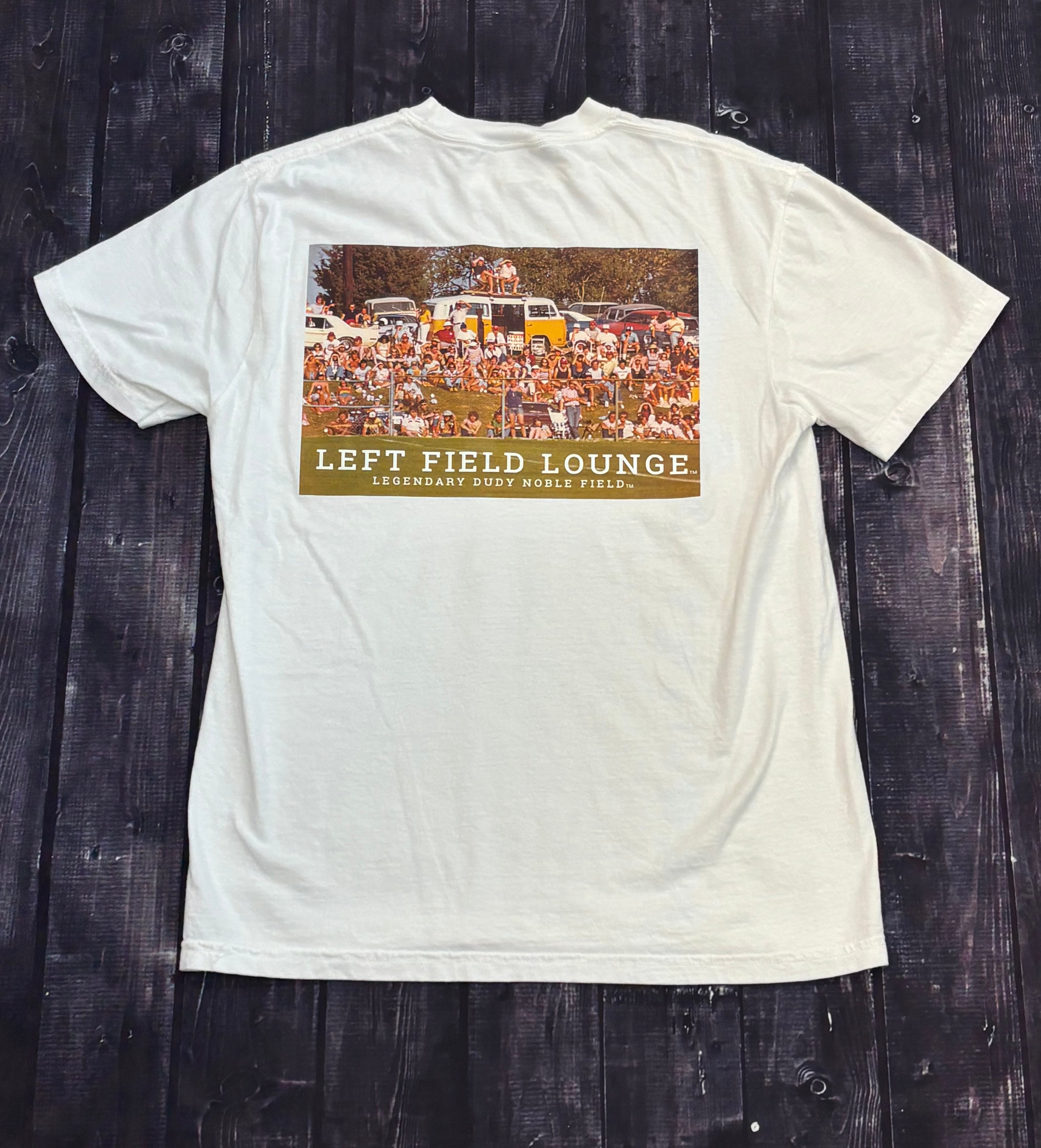 T-Shirt Short Sleeve Left Field Lounge M-Over-S