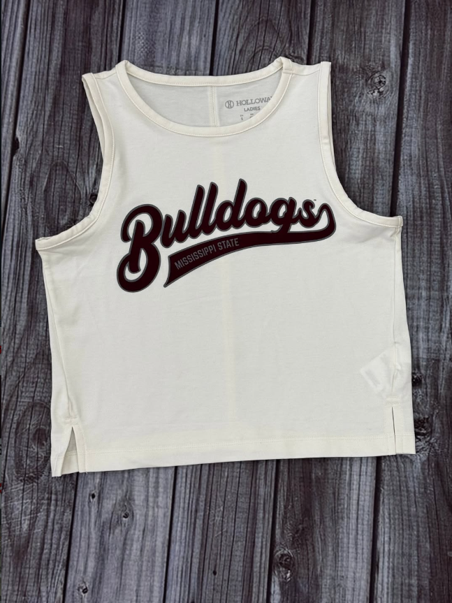Tank Top Women's Crop Bulldogs