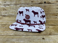Hovi Dry Goods L Hovi Dry Goods L Youth Cap Adjustable Rope Bulldog Silhouette All Over