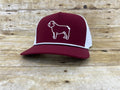 Hovi Dry Goods L Cap Baseball Rope 2 Tone  Bulldog Silhoutte White