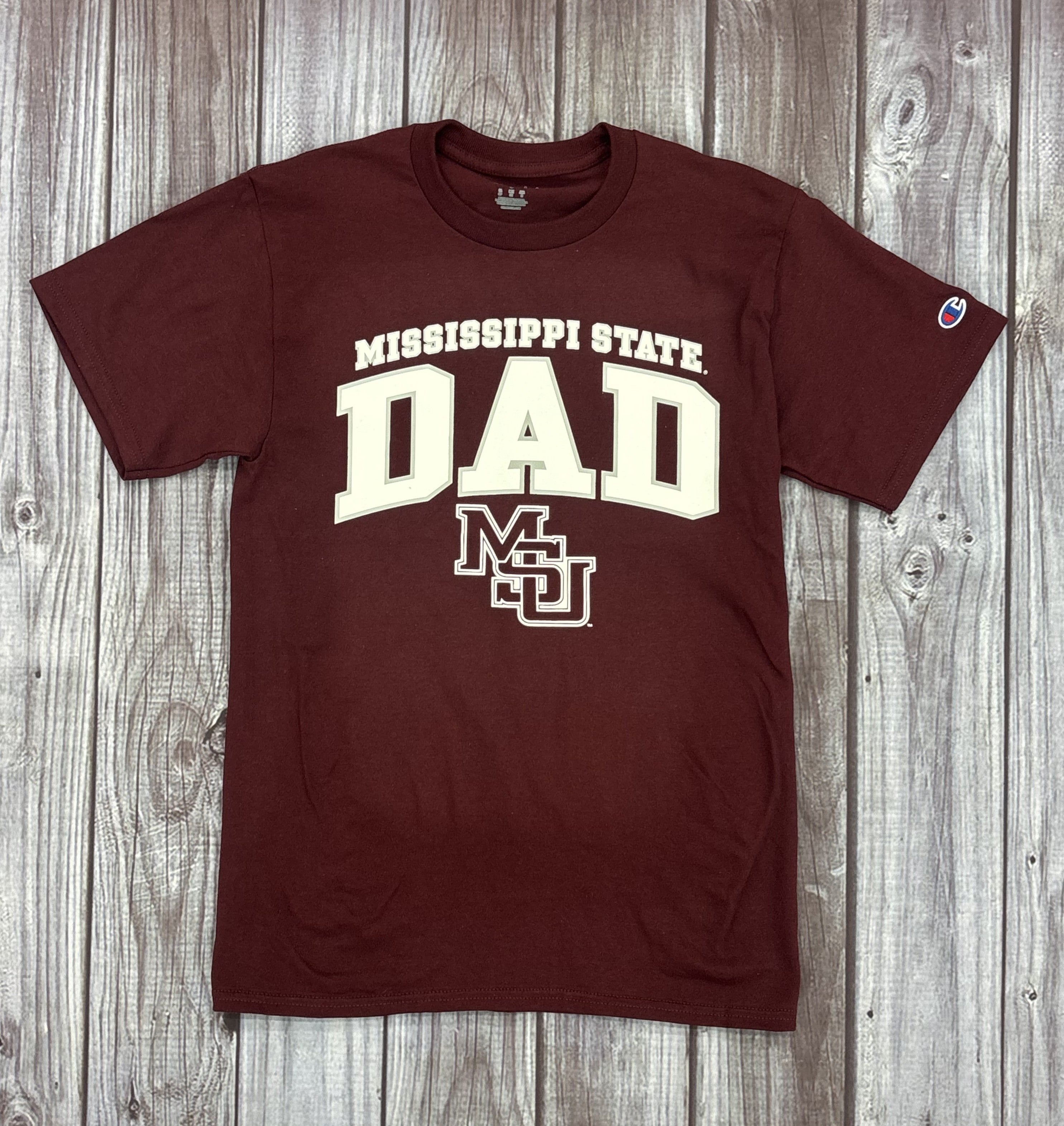 T-Shirt Short Sleeve Dad Over MSU Interlock