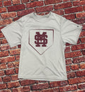 Youth T-Shirt Short Sleeve B-Core Home Plate Emblem M-Over-S