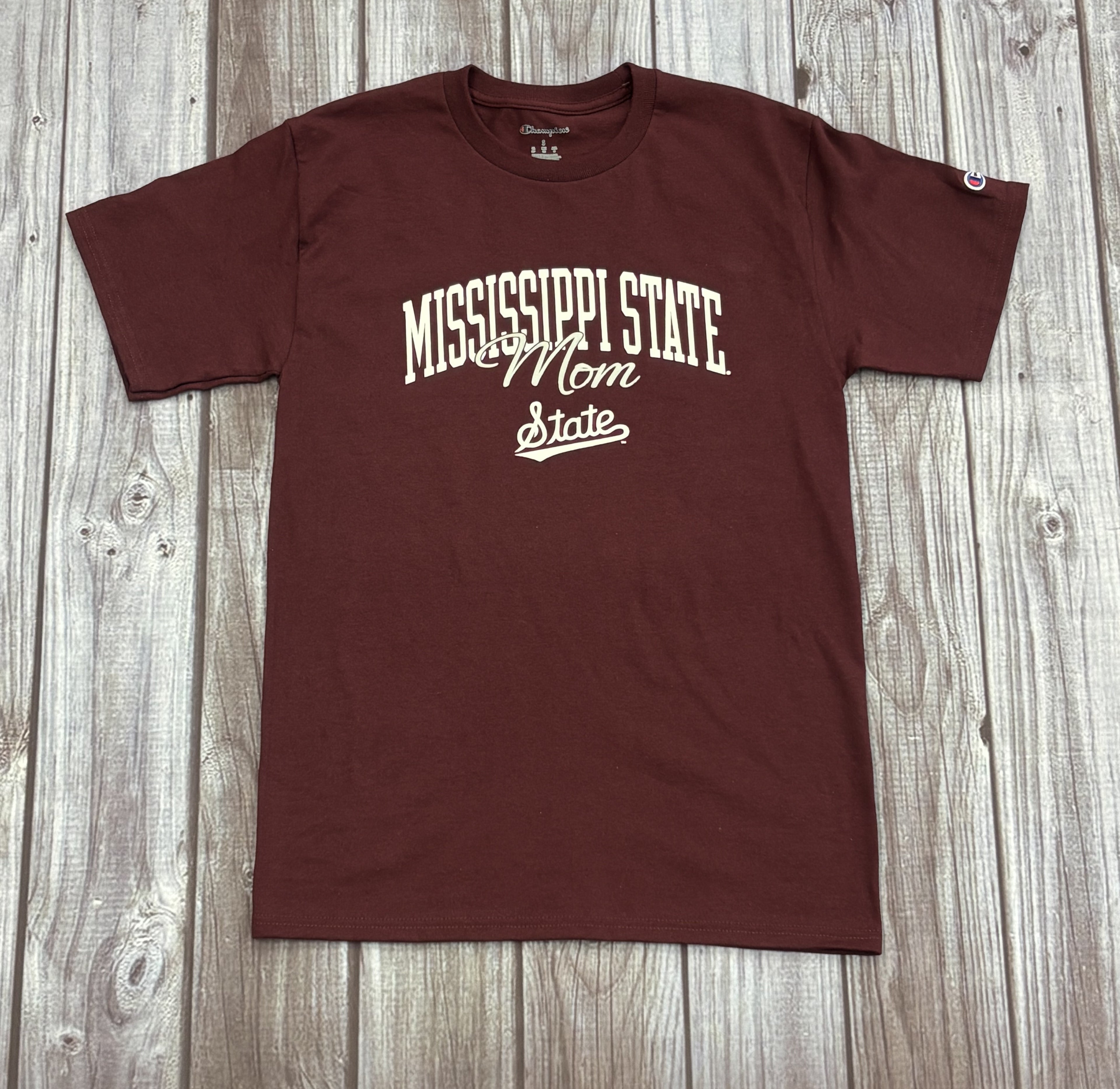 T-Shirt Short Sleeve Mom Over Script State