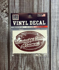 Decal Oval Alumni