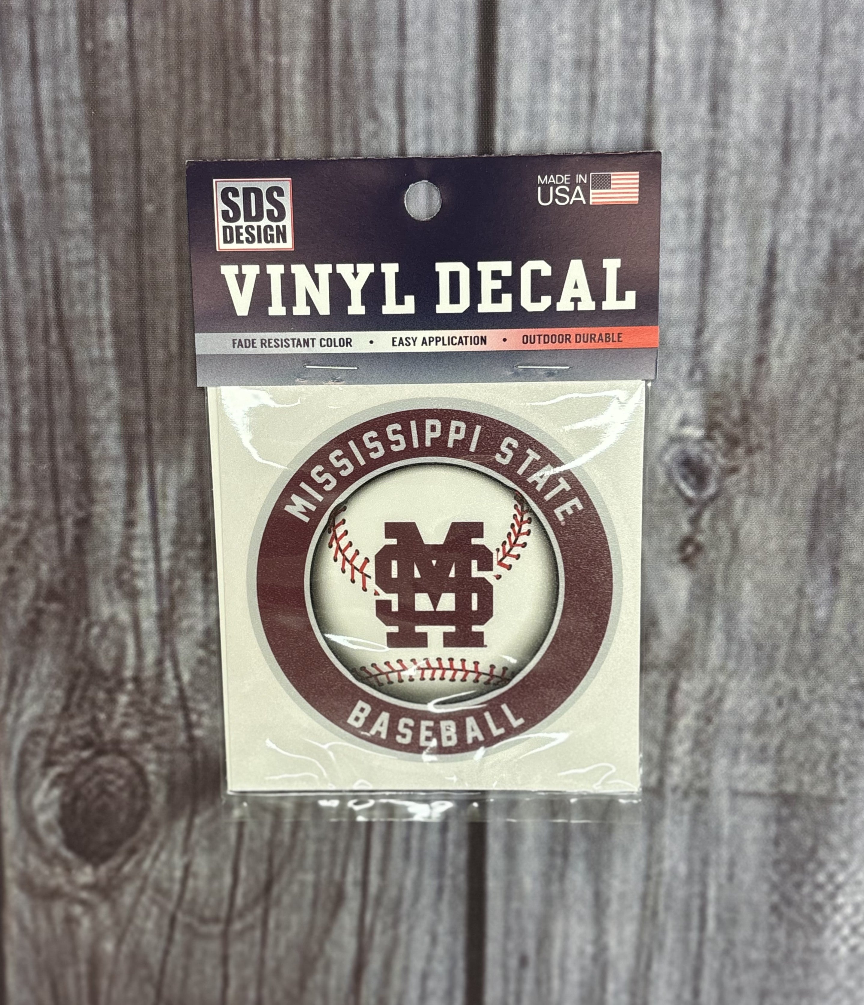 Decal Baseball M-Over-S