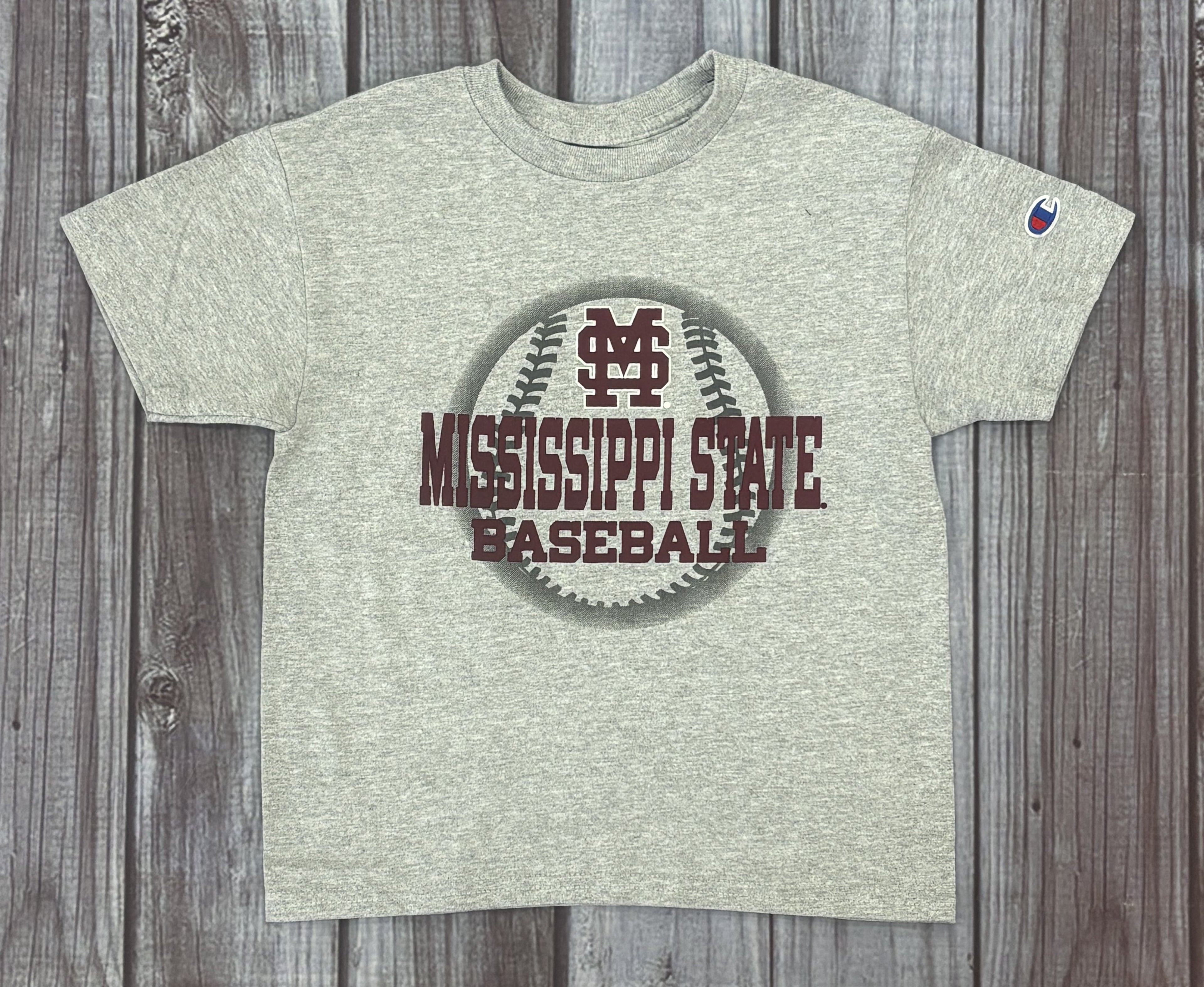 Youth T-Shirt Short Sleeve Baseball Icon M-Over-S