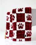 Minky Couture Hugs Blanket 50" x 60" Paw Prints