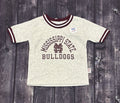 Toddler Short Sleeve T-Shirt Cotton Ringer Mississippi State M-over-S Bulldogs