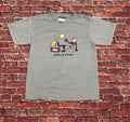 T-Shirt Short Sleeve Life Is Good Jake Foot Up Cooler with Dog