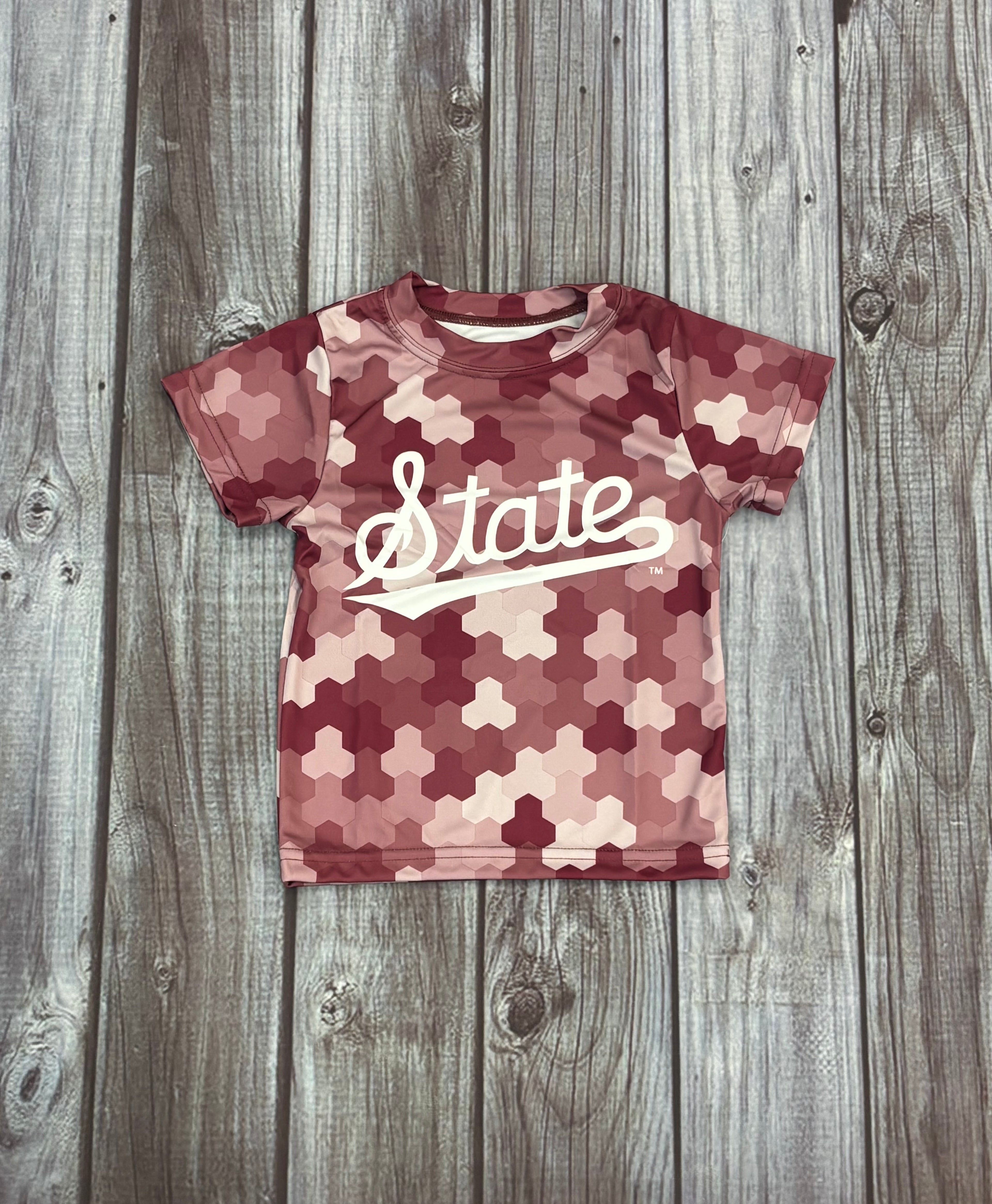 Toddler T-Shirt Henry Digital Camo Script State