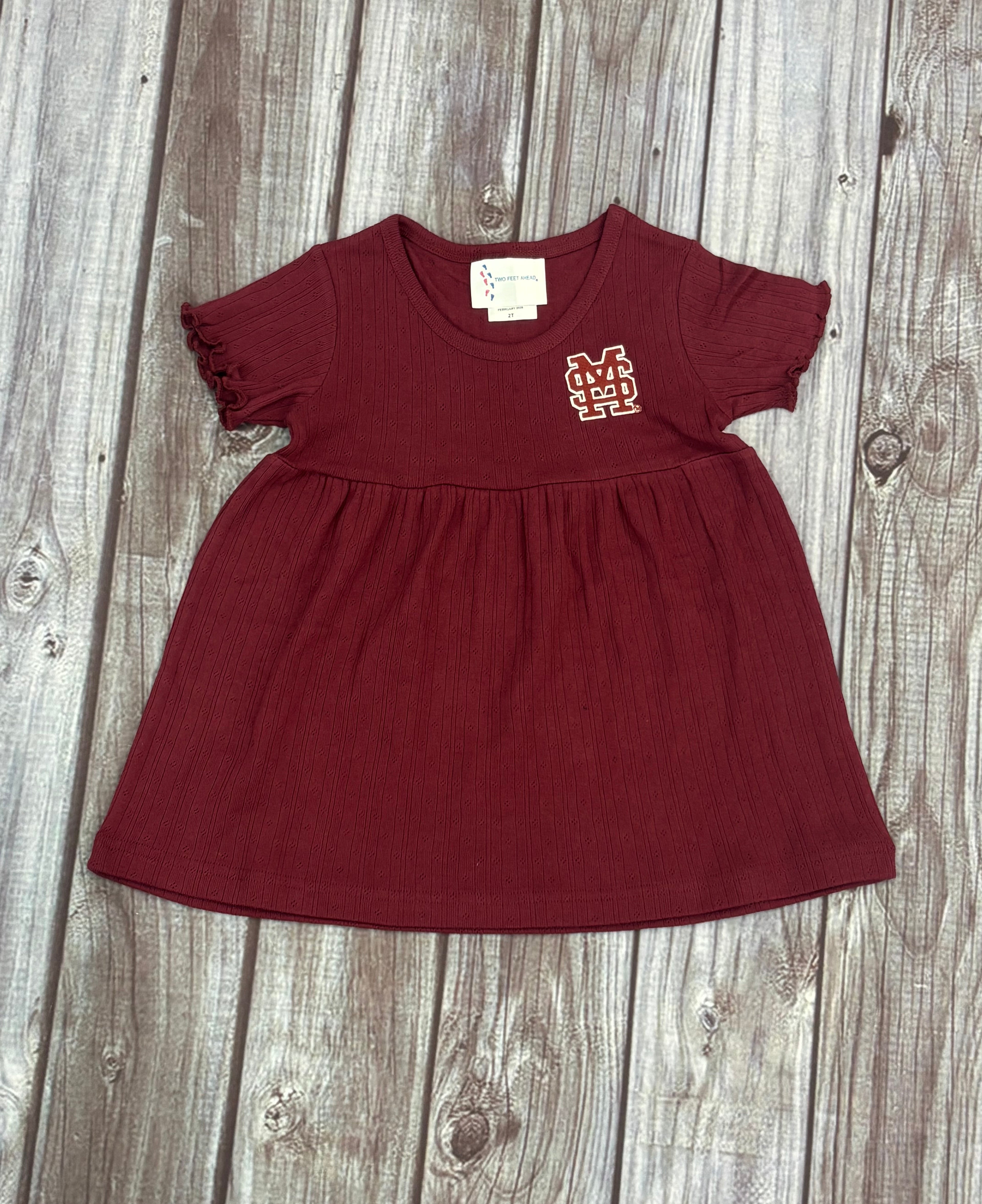 Toddler Short Sleeve Dress M-Over-S