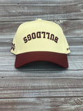 No Rivals Cap Bulldogs Block Arch Upside Down Maroon Bill