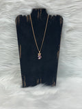 Canvas Jewelry Necklace Enamel Walking Bully 16"