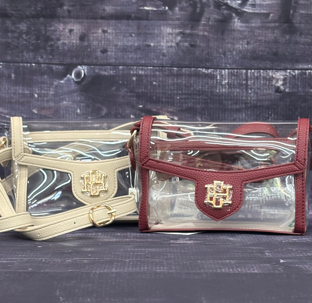Caroline Hill Handbag Clear Anna