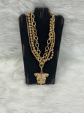 Caroline Wholesale Jewelry Necklace Bree Beaded 3 Layers Dog