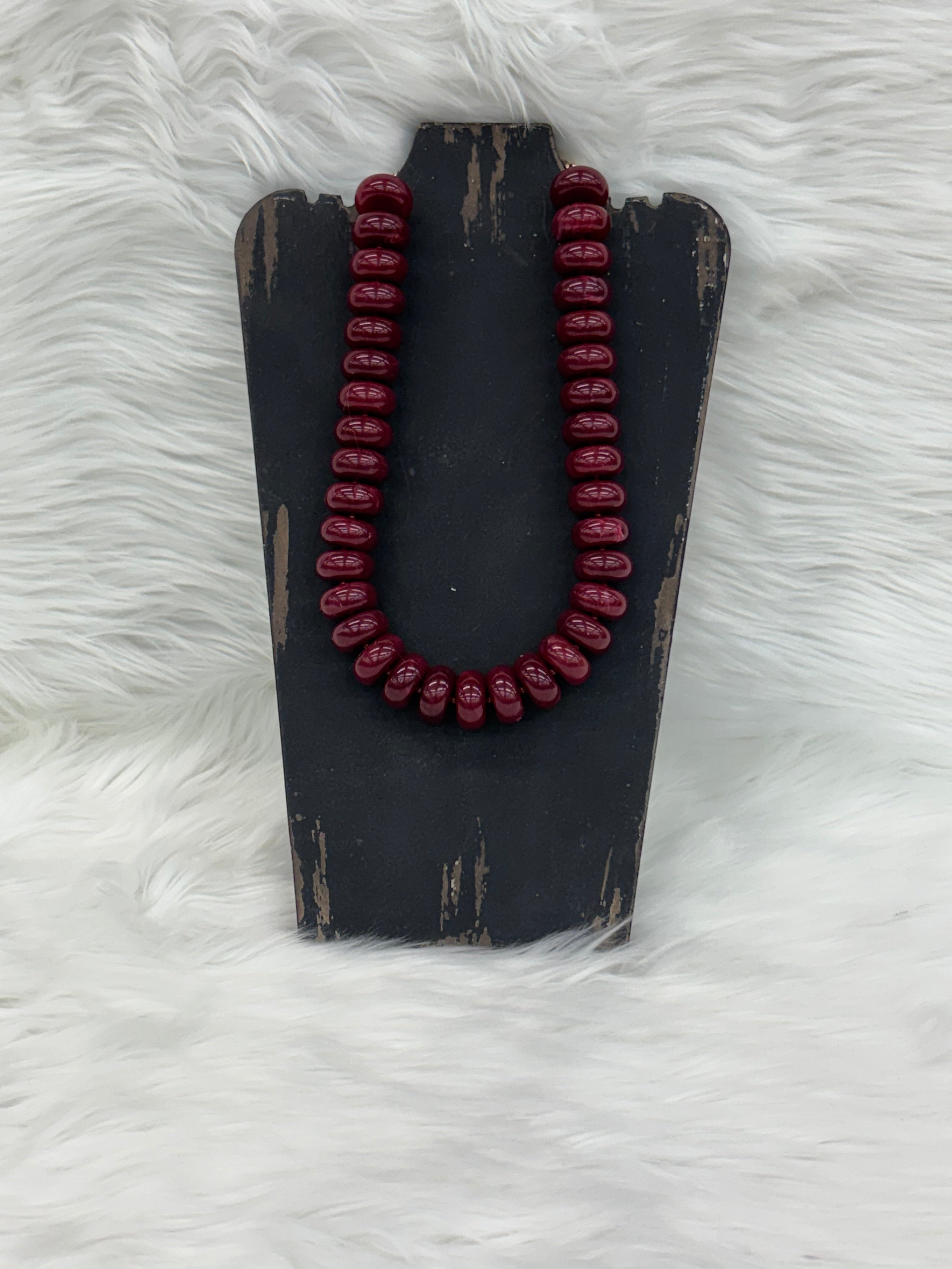 Caroline Hill Wholesale Jewelry Necklace Pipestone Marble Beaded