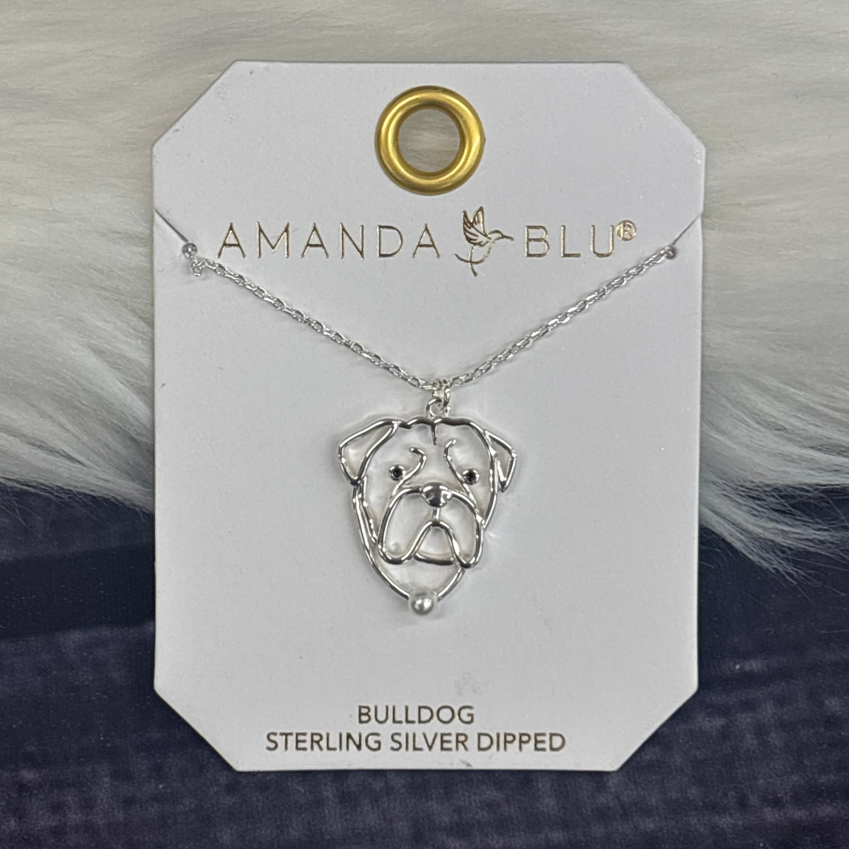 Amanda Blu Jewelry Necklace Bulldog Wire Stencil