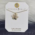 Amanda Blu Jewelry Necklace CZ Paw Print