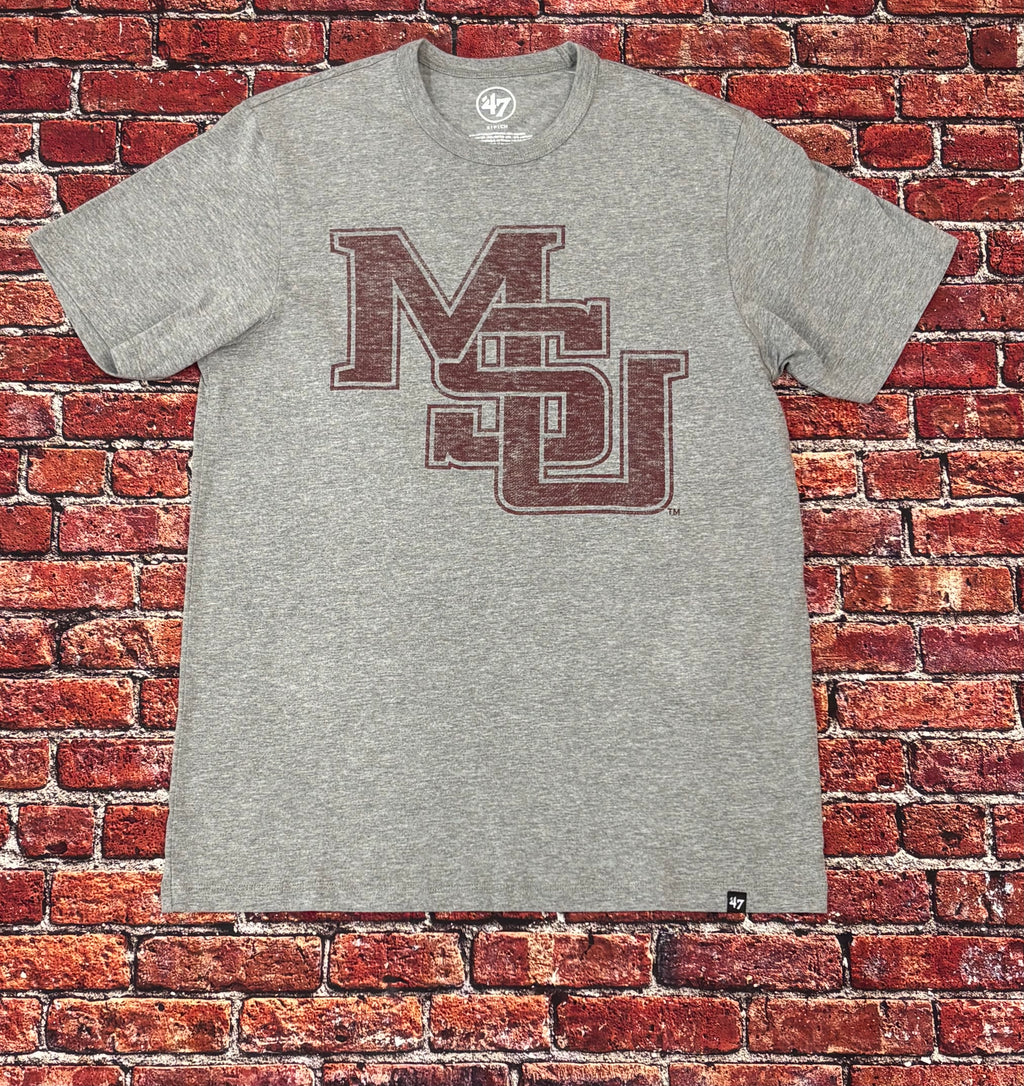 T-Shirt Short Sleeve Premier Franklin MSU Interlock