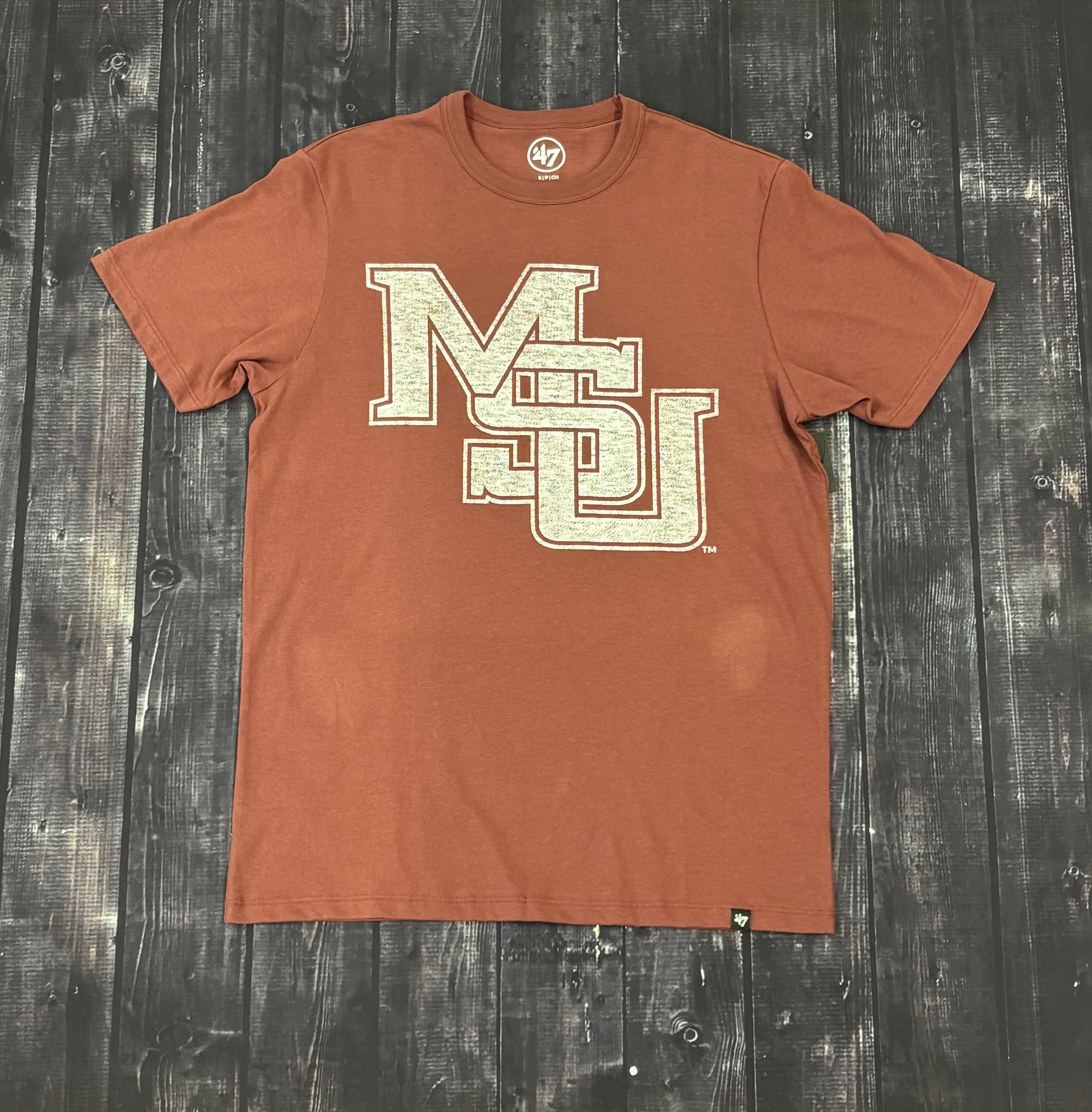 T-Shirt Short Sleeve Premier Franklin MSU Interlock