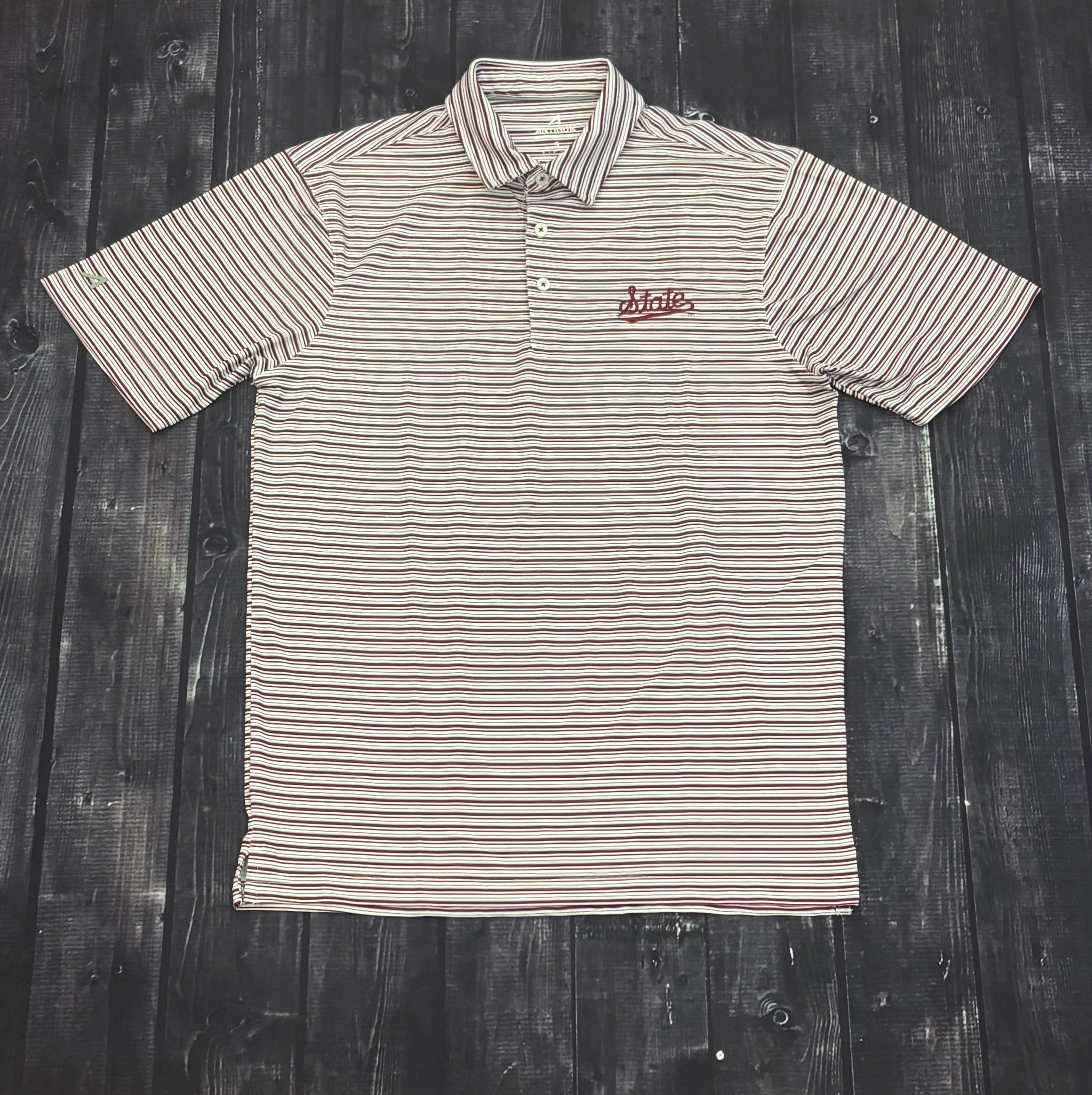 Men's Polo Streamline Script State