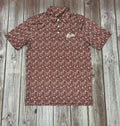 Men's Polo University Various Logos All Over Script State