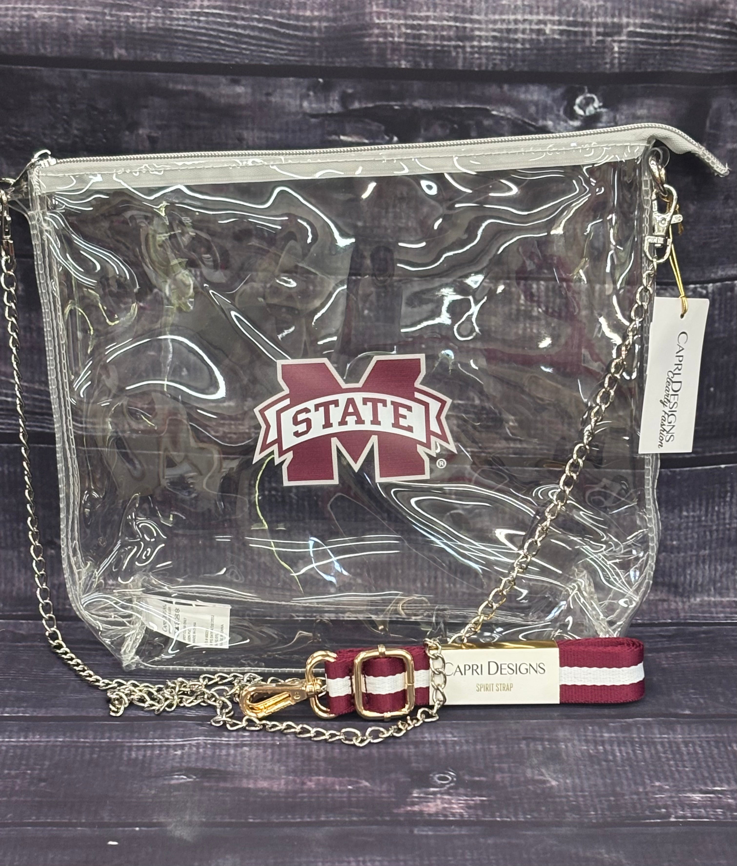 Capri Designs Tailgate Tote Simple Big M-State